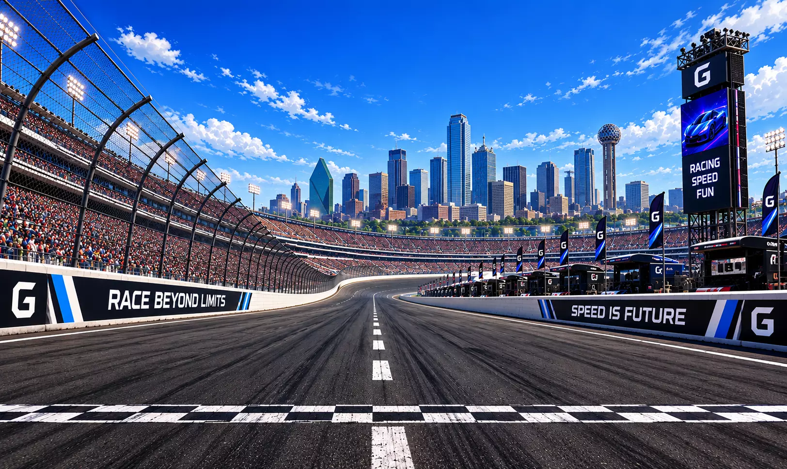 Vista previa del circuito Lone Star Speedway